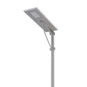 Lumière LED solaire finition chromée
